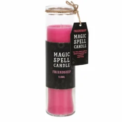 New Arrivals Gothic Gifts Floral 'Friendship' Spell Tube Candle