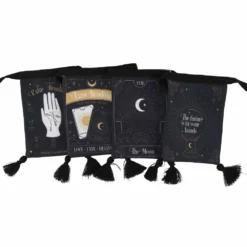 Homeware Gothic Gifts Fortune Teller Fabric Bunting - Small