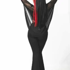 Necessary Evil Freya Draped Mesh Tunic Top