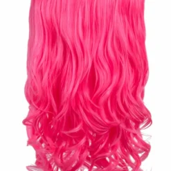 Gothic Attitude Carnation Pink Curly 20" Weft Hair Extensions New Arrivals