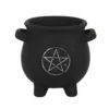Gothic Gifts Pentacle Cauldron Plant Pot Homeware