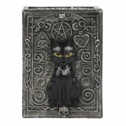 Homeware Gothic Gifts Black Cat Storage Box