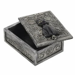 Homeware Gothic Gifts Black Cat Storage Box