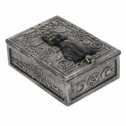 Homeware Gothic Gifts Black Cat Storage Box