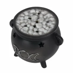 Gothic Gifts Triple Moon Cauldron Incense Cone Holder Homeware