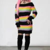 New Arrivals Killstar Good Vibes Knit Sweater Dress