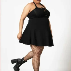 Killstar Gothica Halter Dress Ladies