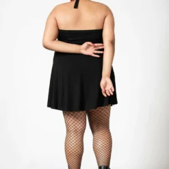 Killstar Gothica Halter Dress Ladies