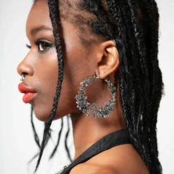 Killstar Grimwood Hoop Earrings