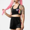 Killstar Groovy Velour Bralet