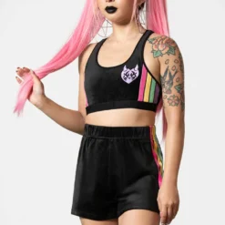 Killstar Groovy Velour Bralet