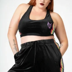 Killstar Groovy Velour Bralet