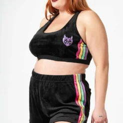 Killstar Groovy Velour Bralet