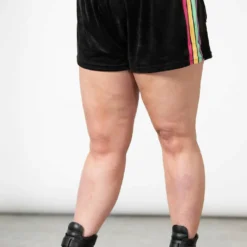 Killstar Groovy Velour Shorts