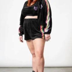 Killstar Groovy Velour Shorts