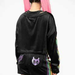 Killstar Groovy Velour Shorts