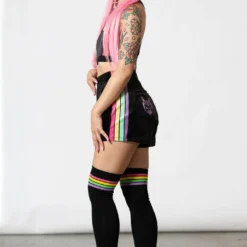 Killstar Groovy Velour Shorts