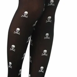 Gothic Attitude Skull & Crossbones Stockings Accessories