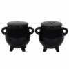 Gothic Gifts Cauldron Salt And Pepper Pots