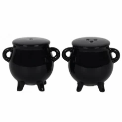 Gothic Gifts Cauldron Salt And Pepper Pots