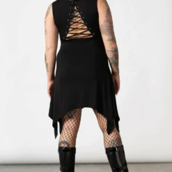 Killstar Lawless Lace Up Dress New Arrivals