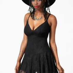 Killstar Moss Flower Lace Dress