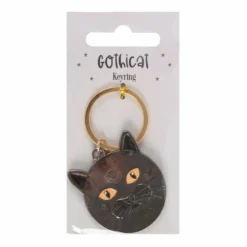 Homeware Gothic Gifts Gothicat Keyring