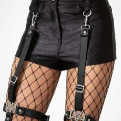 Killstar Hardliner Garter Shorts Ladies
