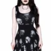 Killstar Heads Rollin' Skater Dress