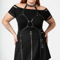 Killstar Heavy Metal Body Harness Plus Sizes