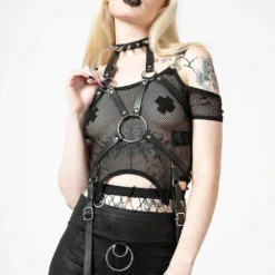 Killstar Heavy Metal Body Harness Plus Sizes