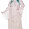 Killstar Hecate Lace Maxi Dress Ivory Ladies