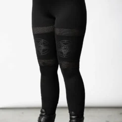 Ladies Killstar Hellbound Goth Sports Leggings