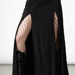 Killstar Hellverina Split Maxi Skirt
