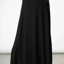 Killstar Hellverina Split Maxi Skirt