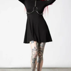Killstar Helter Long Sleeve Dress Ladies