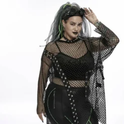 New Arrivals Punk Rave Harlow Mesh Top