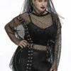 New Arrivals Punk Rave Harlow Mesh Top