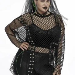 New Arrivals Punk Rave Harlow Mesh Top