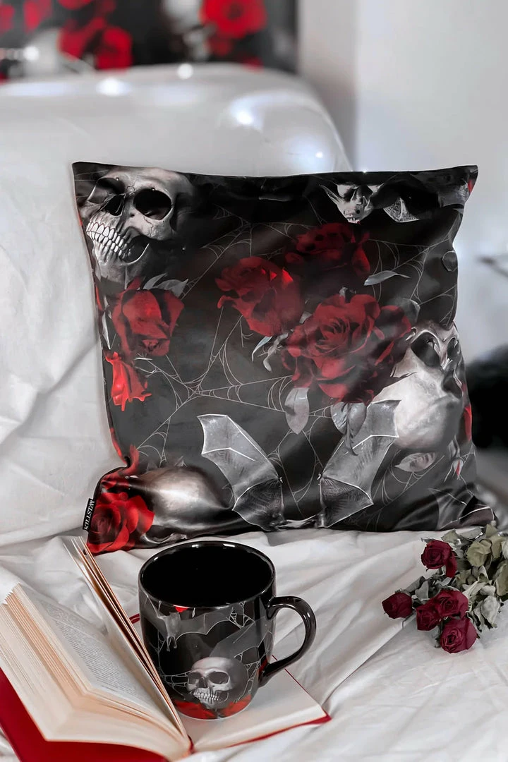 Killstar Haunted Garden Cushion Cover | Gothic Home Decor | New Arrivals 3 Killstar Haunted Garden Cushion Cover