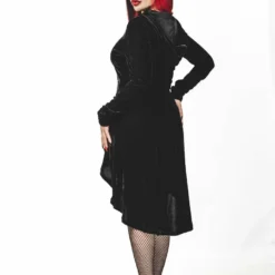 Ladies Necessary Evil Hekate Velvet Hoodie With Pockets