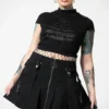 Killstar Hettie Slashed Crop Top