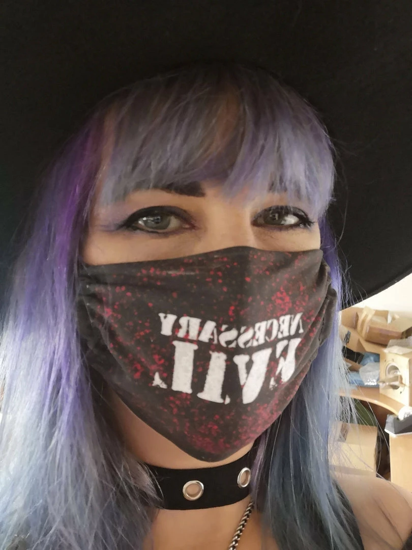 Necessary Evil Face Covering - Free with Orders Over £39.99 | Accessories 4 Necessary Evil Face Covering - Free With Any Order Over £39.99 - Can't Be Combined With Other Discounts