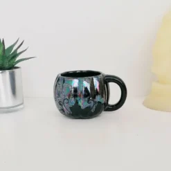 New Arrivals Weird & Wonderful Ceramics Oil Slick Pumpkin Mug
