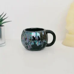 New Arrivals Weird & Wonderful Ceramics Oil Slick Pumpkin Mug