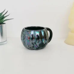 New Arrivals Weird & Wonderful Ceramics Oil Slick Pumpkin Mug