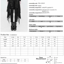 Ladies Punk Rave Nazgul Trousers