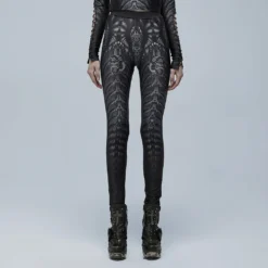 Punk Rave Inclementia Leggings Black / Gray