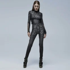 Punk Rave Inclementia Leggings Black / Gray