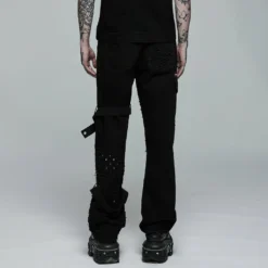 Punk Rave Jett Black Trousers Ladies